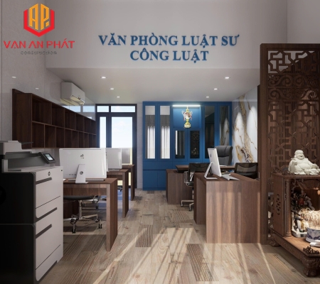 Thiết kế và thi công Văn phòng Luật sư Công Luật 